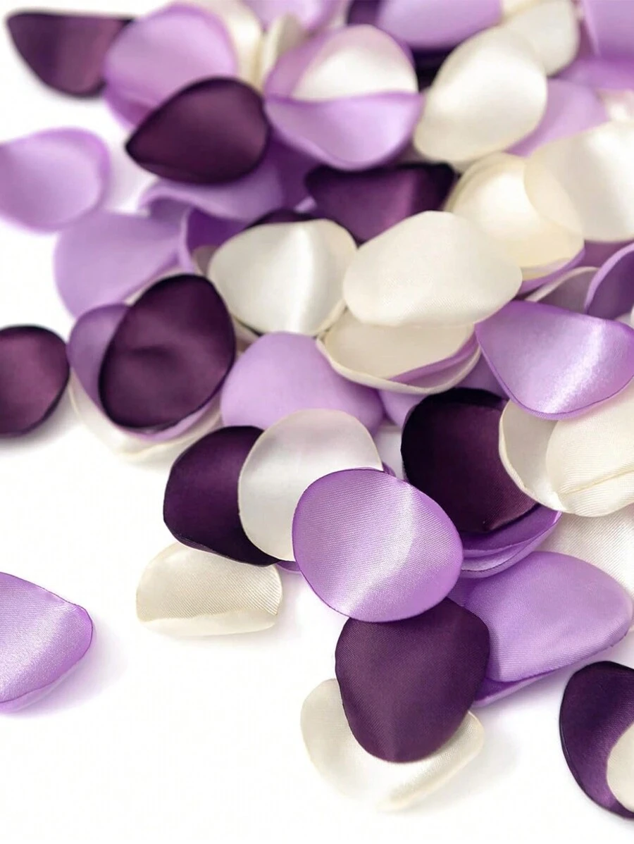 100pcs Artificial Rose Petals, Suitable For Wedding Aisle, Flower Girl Basket, Table Decoration, Party, Birthday And Other Occasions, Durable, Ideal Choice For Valentine's Day, Proposal Ceremony, Anniversary