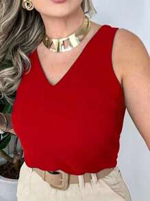 Women Tops - Red - View 2