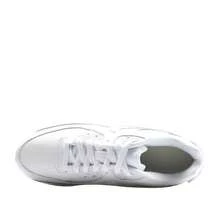 Nike Air Max 90 Leather (GS) White/White Big Kids Running Shoes CD6864-100 - 白色 - 查看 4