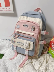 T60 Women Bag Sets - Màu xanh lam - Xem 3