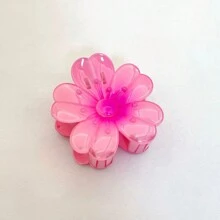 4pcs Women's Flower Hair Claws, Preppy Style Cute Flower Hair Claws, Suitable For Summer Hair Accessories, Gifts - Multicolor - View 13