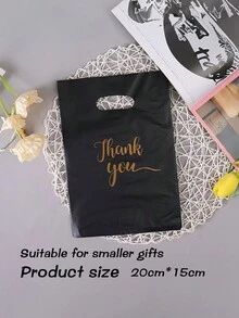 20pcs Thank You Wrapped Gift Bags, Black And White Gift Bags, Easy To Use, Comfortable To Carry, Gift Bags Suitable For Company Parties, Birthday Parties, Holiday Parties, Store Shopping Bags, Etc., And Many More, Cheapest Items, Promotional Shopping Bags, Party Bags, Gift Bags,Bag Gift,Gift Bag Large,Gift Bag Set,Gift Baggies,Gift Bag Toys, Wedding Party Gift Bags Gift Bag Party Kitchen - Multicolor - View 7