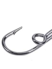 GOTURE 5/10 Peças Anzol de Pesca Não Desgastado Facilmente, Pode Ser Fixado com um Clipe de Anzol de Pesca Roscado, Fivela de Aço Carbono de Alta Resistência para Pesca no Mar com Ponta