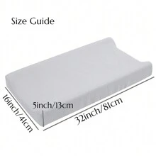 2 paquetes de Funda de colchoneta de cambio de pañales de muselina, Cubiertas de mesa cambiadora de bebé, Cubiertas de mesa cambiadora de muselina para niños y niñas, se ajusta a tamaño estándar de almohadillas de cambio, 32"X16"X4", Regalos y decoraciones para baby shower