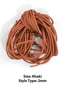 5 Meters 1-3mm Genuine Cow Leather Round Thong Cord DIY Bracelet Findings Rope String For Jewelry Making - Multicolor - View 23