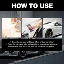 12st Nano Magic Car Scratch Repair Duk - Polyester Fiber, Polish Och Skydd - Grå - Visa 6
