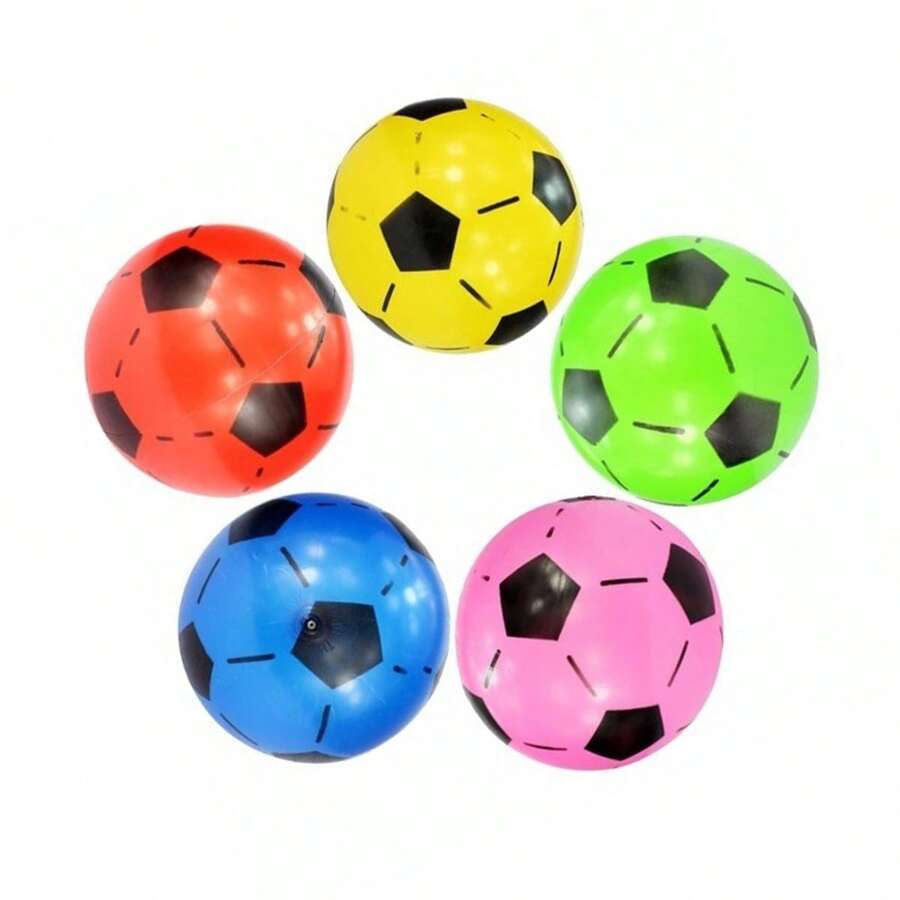 6 pelotas sin pivote diseños variados mixtas/ pelotas para niños/ pelotas para fiesta se inflan con bomba normal y no se les sale el aire , desinfladas - Multicolor - Ver 1