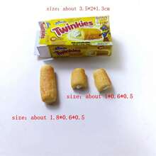 1/12 比例微型 Hostes、S 蛋糕娃娃屋食品迷你蛋糕微型娃娃屋杂货迷你娃娃食品立体模型和零食蛋糕适用于 Blyth 娃娃 ob11 生日礼物配件迷你厨房粘土食品配件 - 彩色 - 查看 10