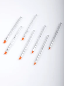 7PCS Professional UV Gel Nail Art Brush Set - Precision Tools For Long-Lasting Salon Designs, Unscented - Clear - View 6