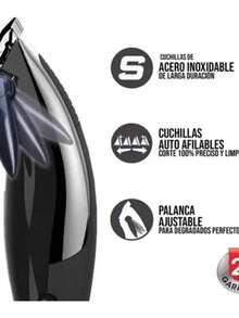 Maquina Cortadora Para Cabello 20 Pzas. Marca Remington - Negro - Ver 5