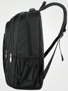 Mochila de gran capacidad en versión coreana para estudiantes masculinos de secundaria y preparatoria, mochila escolar de ocio y viaje de tela oxford, suministros escolares, bolsa de Navidad, multiusos, casual, vacaciones, viajes, gimnasio, regreso a la escuela, playa, laptop, deportes, senderismo, fin de semana, primavera