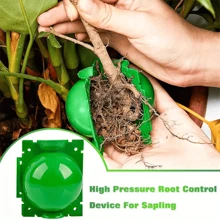 10pcs Tree Root Growing Box, Rooting Ball Grafting Tools, High Pressure Plant Propagation, Air Layering Pods, Grafting Ball Device For Plant Cutting Seedlings - Green - View 10