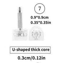 5 Pairs Transparent Stiletto High Heel Replacement Tips, Wear-Resistant & Non-Slip Heel Tips In Thick & Thin Designs - Transparent - View 12