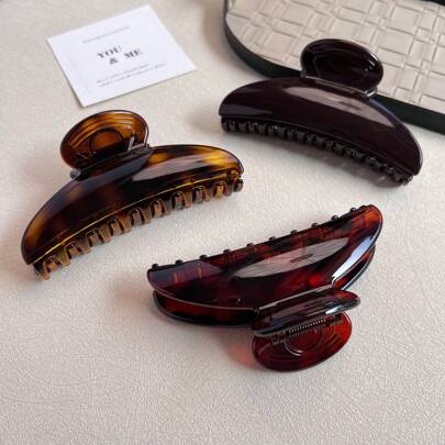 1pc Minimalist Half-Circular Hair Clip For Women, Summer Fashion Hair Claw, Elegant Hairpin Accessory For Updos Hair Clips Hair Jaw Clip Hair Clamps Hair Clutch Hair Clip, Claw Clip Fall Winter Hair Accessories For Women Bows For Vacation Outfits Woman Beach Holiday Essential,Travel