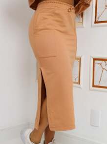 Women Two-Piece Outfits - 駝色 - 查看 7