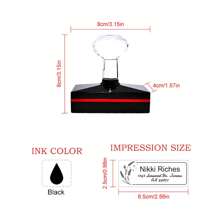 Custom Self-Inking Address Stamp For Efficient Mailing - Comes With A Comprehensive Ink Set, Ideal For Busy Entrepreneurs, Crafters, And Home Offices - Streamline Your Mail Process With Ease And Precision Boyfriend, Girlfriend, Friends, Family, Workers For Anniversaries, For Birthdays, For Weddings, For Christmas, For Winter, For Fall/Autumn, For School, For Business/Work/Office Back To School,Back To School,School Supplies,Customized Stamps,Back To School Supplies - Black - View 11