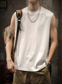 Masculino feminina Camisa Regatas Machão  Lisa UNISSEX  Sem Manga  100%Algodao Premium