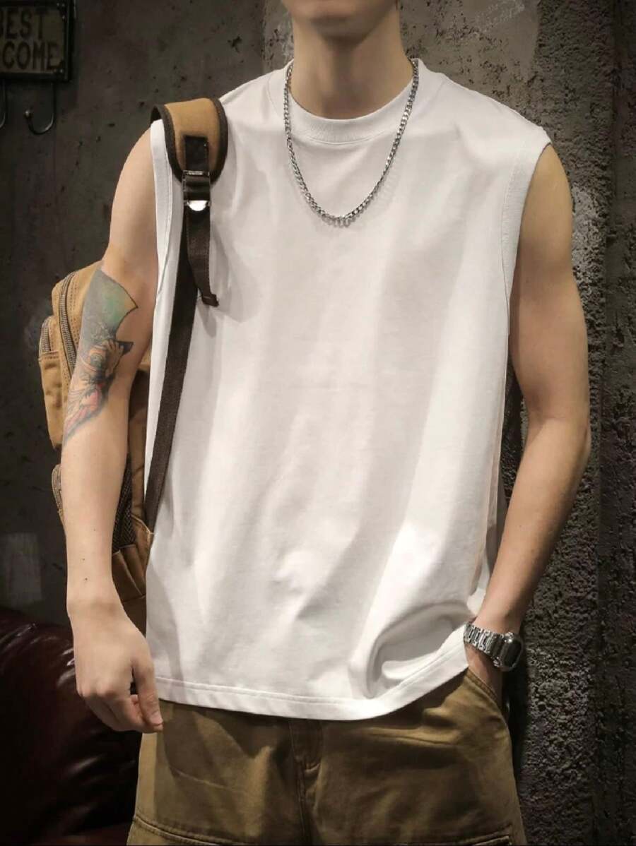 Masculino feminina Camisa Regatas Machão  Lisa UNISSEX  Sem Manga  100%Algodao Premium