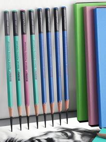 10 Peças Conjunto Profissional de Lápis de Carvão para Esboços - Macio/Médio/Duro para Desenho, Sombreado, Arte | Ferramentas de Nível Artístico para Iniciantes e Profissionais, Materiais Escolares, Volta às Aulas