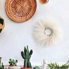 INS風人工蘆葦模擬綠色鴨尾草植物假花葉牆面裝飾婚禮派對家居用品 - 彩色 - 查看 6