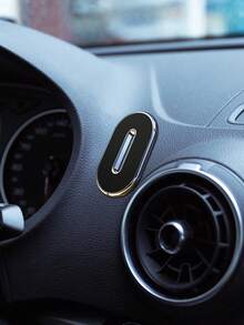 1pc Mini Universal Magnetic Phone Holder For Cars, Dashboard Mount, Creative Gift Alloy Navigation Car Phone Stand - Multicolor - View 13