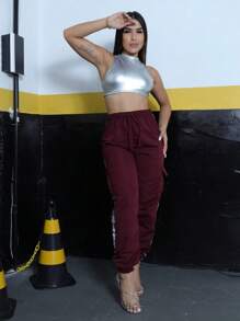 Women Pants - Màu Tím - Xem 4
