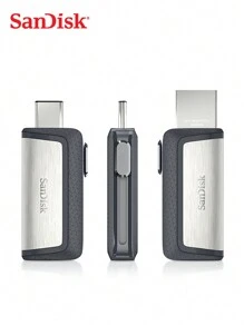 Sandisk USB3.1 FLASH DRIVE Push-And-Pull 2 In 1 OTG TYPE-C 64GB 128GB PENDRIVE Max Read Speed 150MB/S