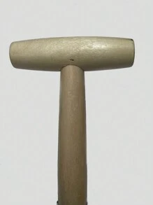 1入組木製花園打孔器，家用日常園藝工具