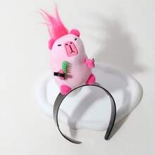 Cute Capybara Hair Clip Doll Headband For Women, Funny Headpiece For Outdoor Photography And Hair Styling - Multicolor - View 4