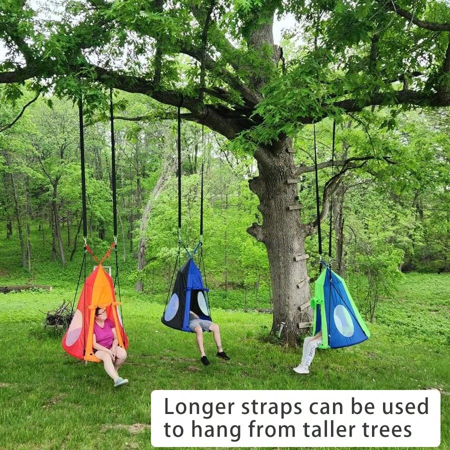 Tree Hanging Hammock Strap Set Camping Hammock Straps With Safety