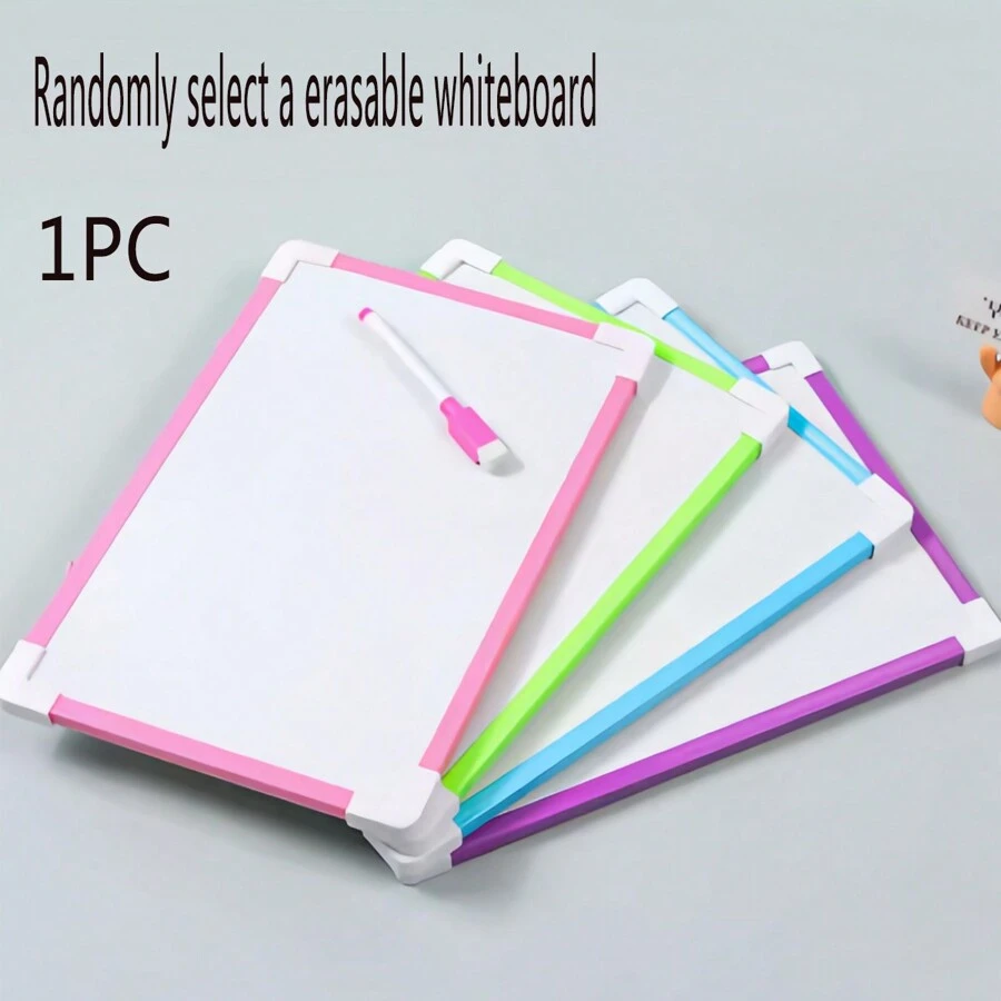 Single Random Color DoubleSided Small Whiteboard For Writing