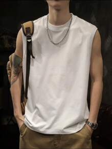 Masculino feminina Camisa Regatas Machão  Lisa UNISSEX  Sem Manga  100%Algodao Premium