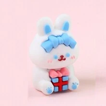 1pc Cartoon Mini Portable 3D Silicone Pencil Sharpener, Rotating Pencil Sharpener, Pencil Shaver, Back To School Stationery Gift, Award, Office And School Stationery Supplies