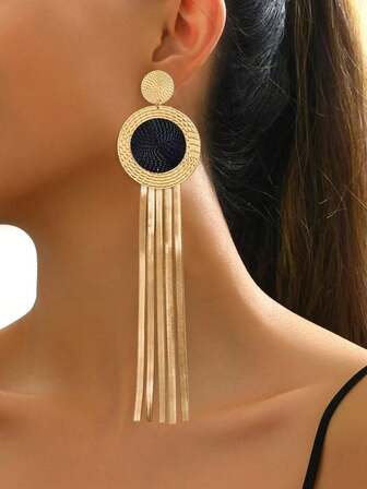 1對創意新歐美風格誇張流蘇時尚耳環