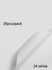 20 Stück einfarbige matte Brotblumen Verpackungspapiere, dick, wasserbeständig, Blumenstrauß Geschenkpapier, koreanisches Geschenkpapier für den Valentinstag