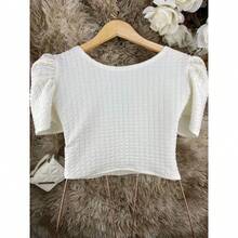 Women Tops - 白色 - 查看 4