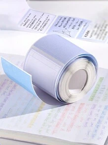 1 Roll (256pcs) Pull-And-Stick Convenient Memo Pads, Sticky Notes For Indexing And Jotting Down Quick Notes, Suitable For Supplementary Notes, Summarizing Mistakes, Leaving Messages, And Memo Writing. Back To School - Multicolor - View 7