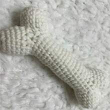 Recém-nascido Bebê Chapéu de Cachorro Azul Conjunto Curto Adereços de Fotografia Fantasia Foto Roupas de Malha Decorações de Chá de Bebê para Família Presentes Chá de Bebê Presente de Páscoa Coisas para Meninas/Meninos