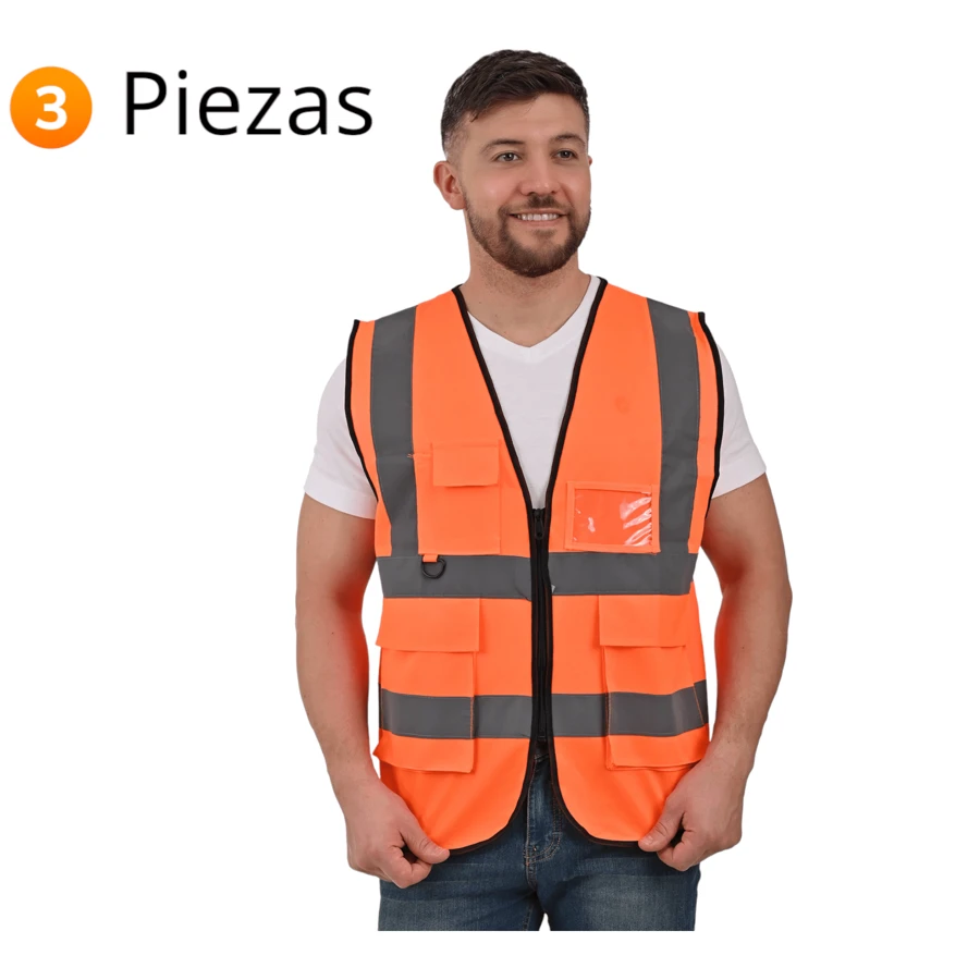 Men Vests - Orange - View 1