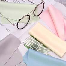 Kit de limpieza de gafas: Spray de limpieza de gafas, paño de limpieza de microfibra, toallitas de limpieza de gafas, paño antivaho para gafas, paño de limpieza reutilizable para gafas y pantallas de computadoras, teléfonos y tabletas - Paño para gafas multicolor - Ver 7