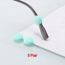 Set de 5 pares de agarres de silicona antideslizantes para las patillas de gafas, retenedores de comodidad para gafas de moda, gafas de lectura y accesorios para mujeres - Multicolor - Ver 14