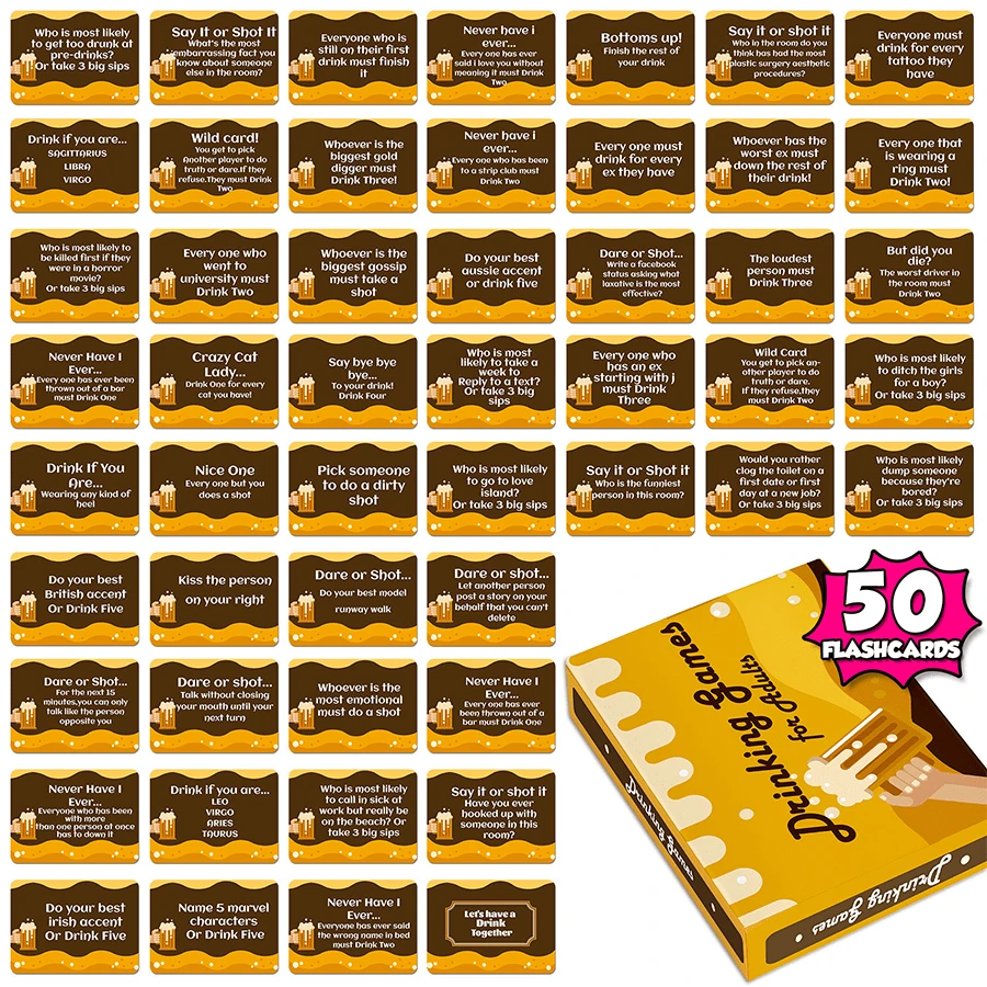 1pc Team Building Board Game Cards, Drinking Game Cards, Adult Leisure Party Cards, Romantic Dating Game Cards, Intimate Relationship Fun Game Cards - Multicolor - View 1