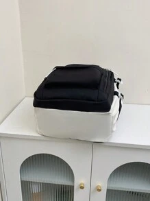 2024新款韩版彩色笑脸背包休闲多功能大容量适合初中高中大学生出游学校背包返校通勤书包书包学习用品万圣节男士礼物秋季圣诞尖叫包男士背包冬季圣诞礼物旅行包