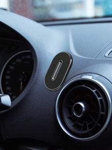 1pc Mini Universal Magnetic Phone Holder For Cars, Dashboard Mount, Creative Gift Alloy Navigation Car Phone Stand - Multicolor - View 14