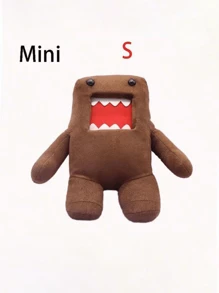 20cm/30cm 可爱粉色 Domo-Kun 毛绒玩具娃娃，创意毛绒动物收藏品人物娃娃，舒适的枕头，适用于汽车/家居/沙发/卧室装饰
