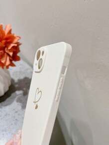 Silicone Heart Soft Phone Case Compatible With Apple, Samsung, Xiaomi, Redmi Note, Itel Phones