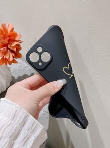 Silicone Heart Soft Phone Case Compatible With Apple, Samsung, Xiaomi, Redmi Note, Itel Phones