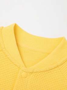 mini bala Áo khoác bánh quế cho trẻ em Unisex mùa hè Mềm mại thoáng khí Áo khoác bóng chày chống nắng - Màu vàng - Xem 6