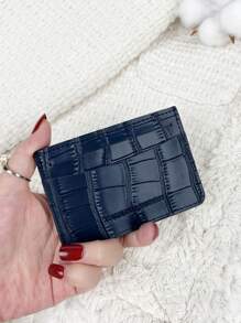SOUTHLAND&KANGAROO Ví đựng thẻ họa tiết đá cá sấu, túi đựng giấy phép lái xe, túi đựng thẻ nam và ví nhỏ, ví đựng tiền xu mới cho nam và thời trang hiện đại, dành cho kỷ niệm, dành cho Giáng sinh, ngày lễ tình nhân, làm quà tặng sinh nhật cho cặp đôi, dành cho bé gái, dành cho bé gái, túi đựng đồ dùng học tập cho trường học, phòng ký túc xá & trở lại trường, ví đựng thẻ, ví đựng danh thiếp, ví đựng thẻ tín dụng cho phụ nữ, ví mini dành cho phụ nữ, ví đựng thẻ - Màu xanh lam - Xem 2