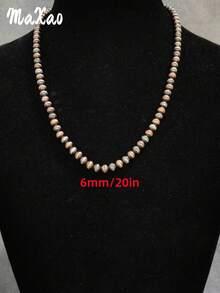 女士复古西部乡村串珠项链，牛仔风格，适合分层佩戴，非常适合度假，店内还有更多热卖商品 - 混合色 - 查看 16